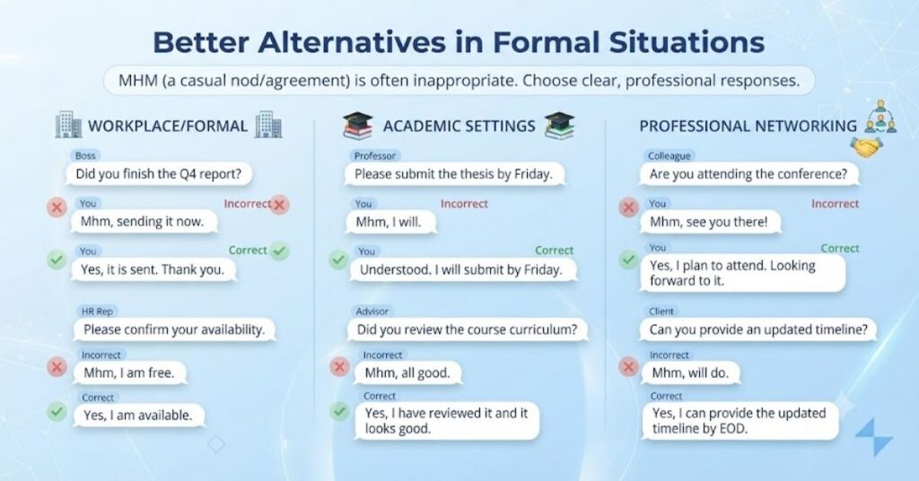 _Better Alternatives in Formal Situations