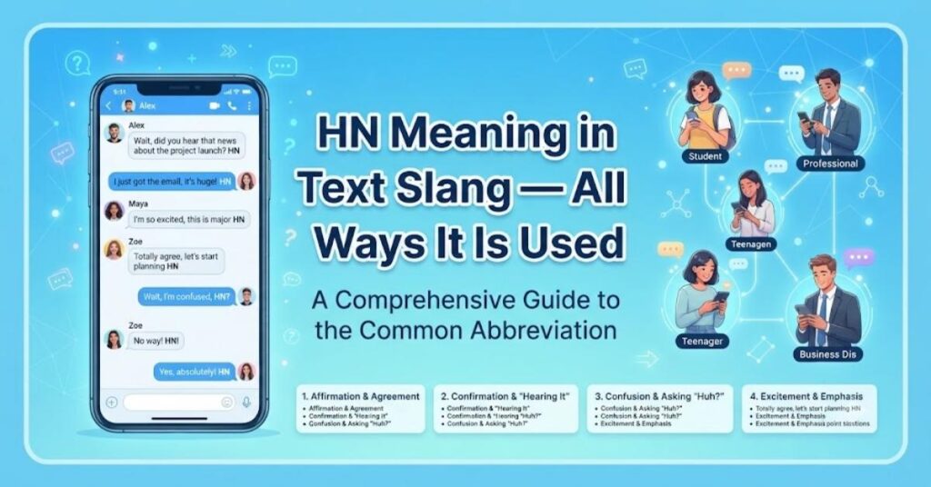 HN Meaning in Text Slang — All the Ways It Is Used