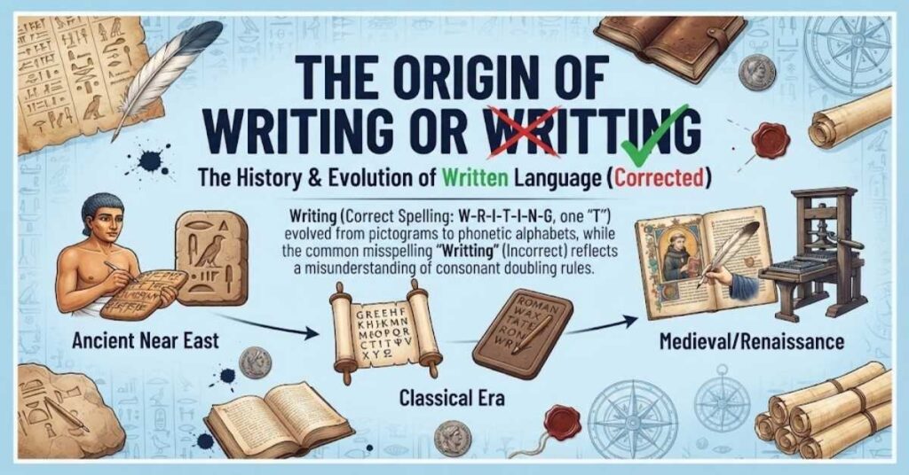 The Origin of Writing or Writting