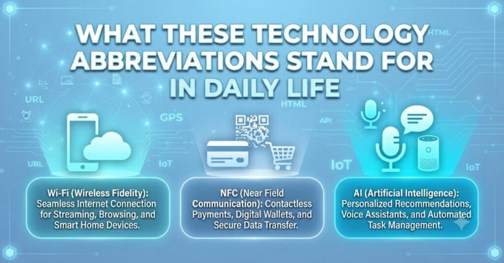 What These Technology Abbreviations Stand For in Daily Life