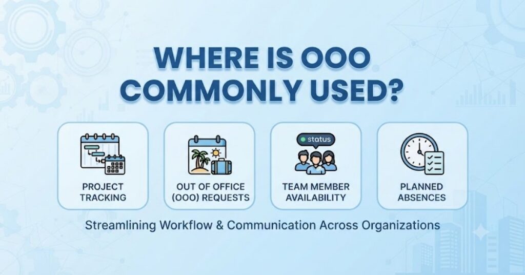 Where Is OOO Commonly Used?
