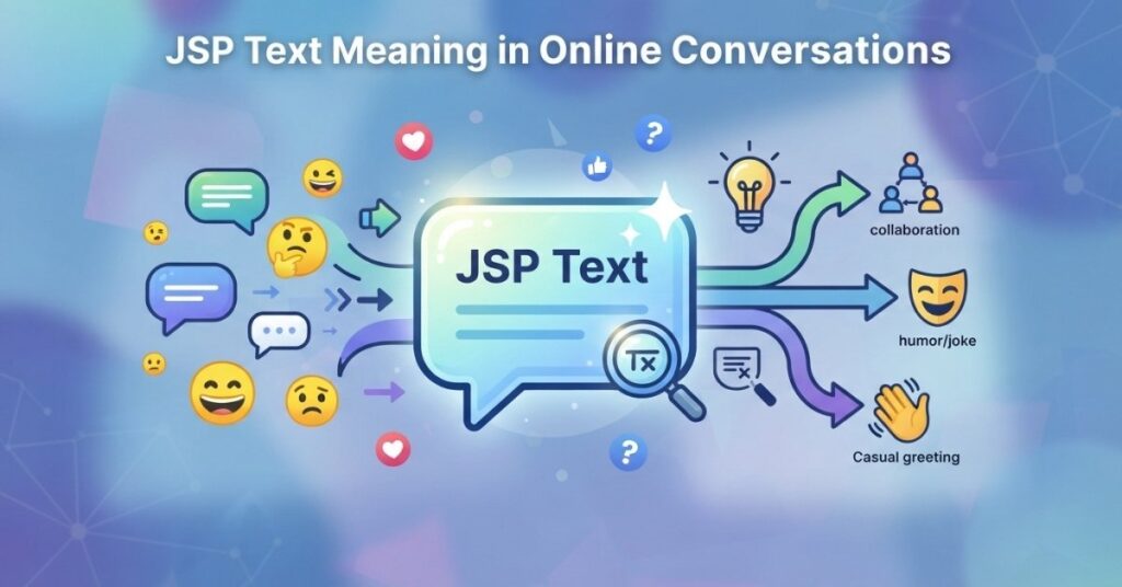 JSP Text Meaning in Online Conversations