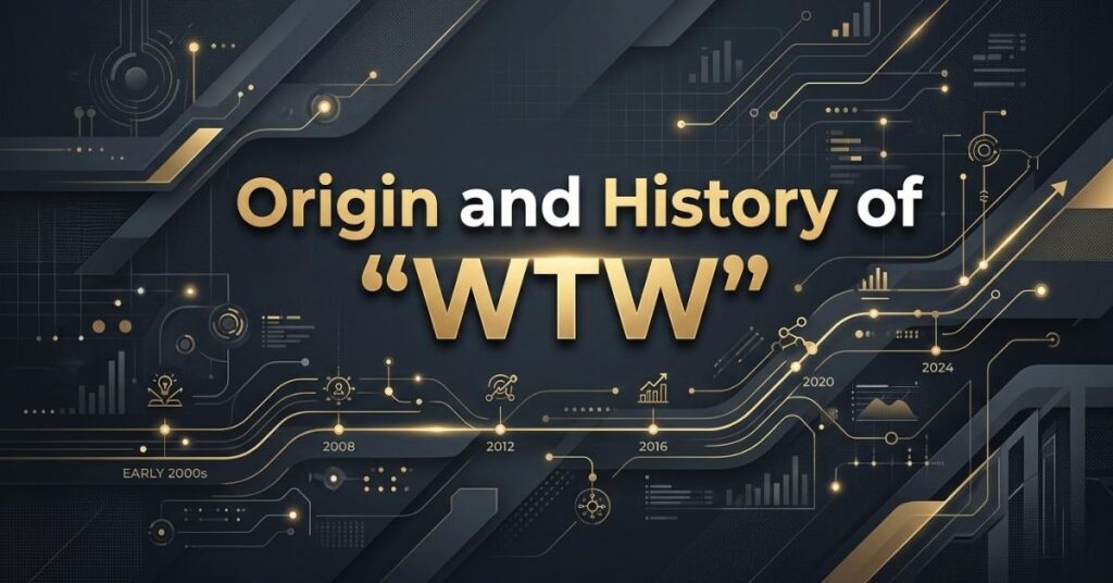 Origin and History of "WTW"